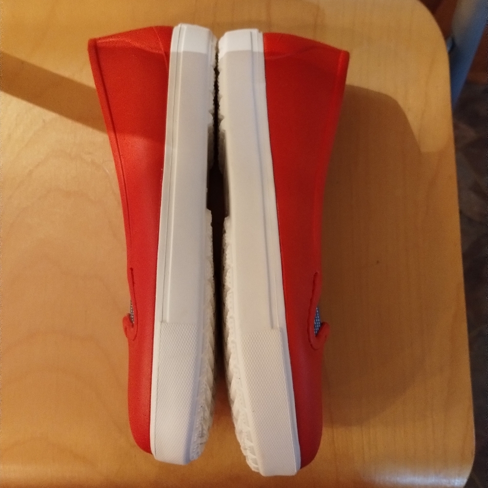 Crocs NWOT red Citilane slip-on ballet flats - Picture 6 of 9